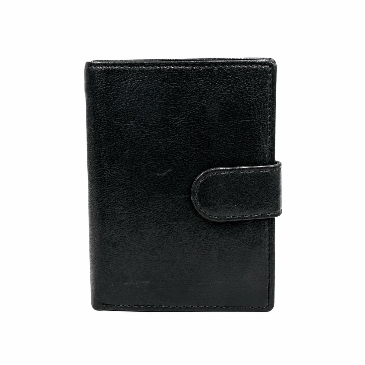 Black Vertical Tab Wallet – genuine leather, wholesale from Charlie International India